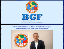 Tablet Screenshot of bgf.org.tr